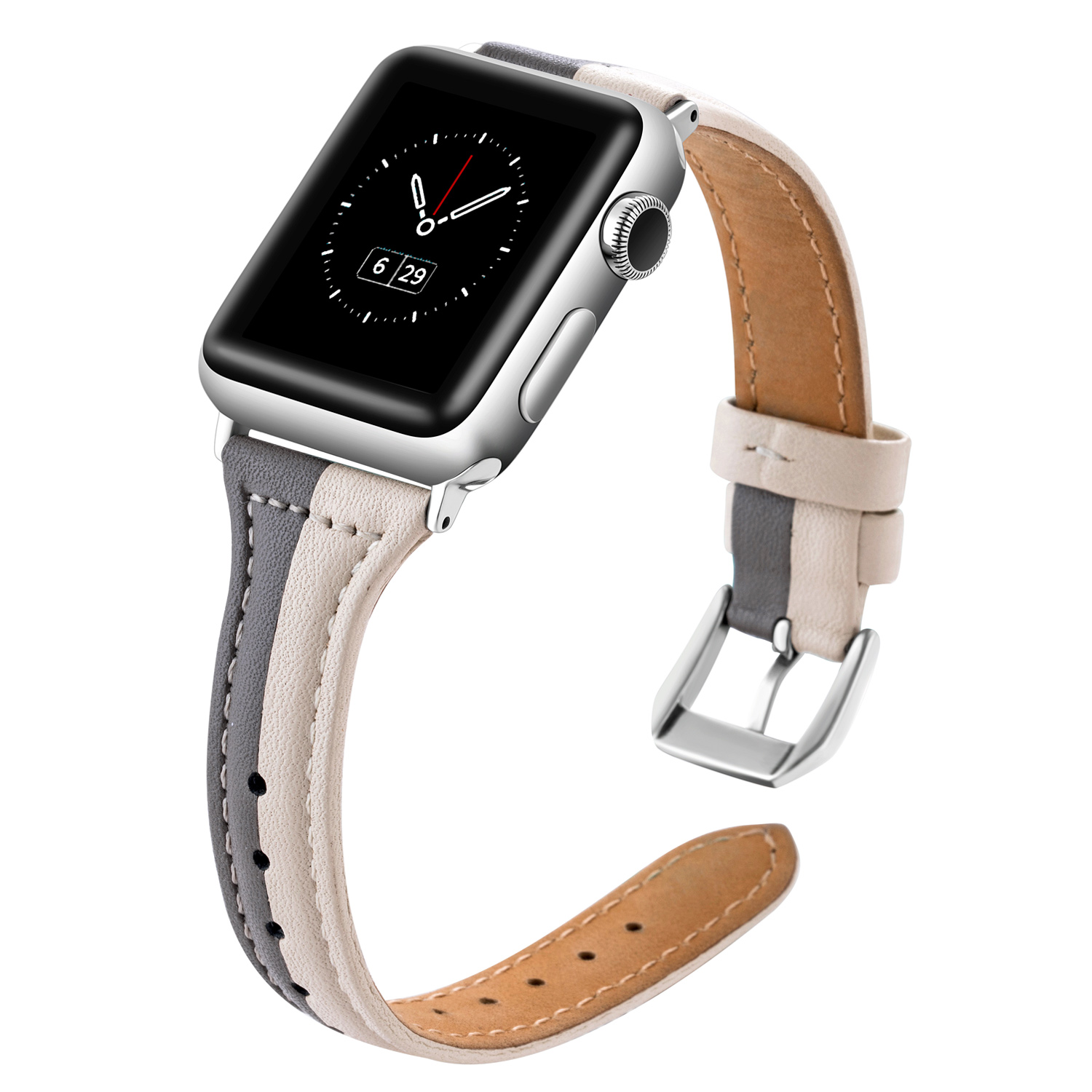 Doubl color design Genuine Leather watch band For Apple watch 7 6 5 4 3 2 1 iwatch strap 40mm 44mm 45mm 41mm 38mm 42mm, Black;brown
Doubl color design Genuine Leather watch band For Apple watch 7 6 5 4 3 2 1 iwatch strap 40mm 44mm 45mm 41mm 38mm 42mm, Black;brown