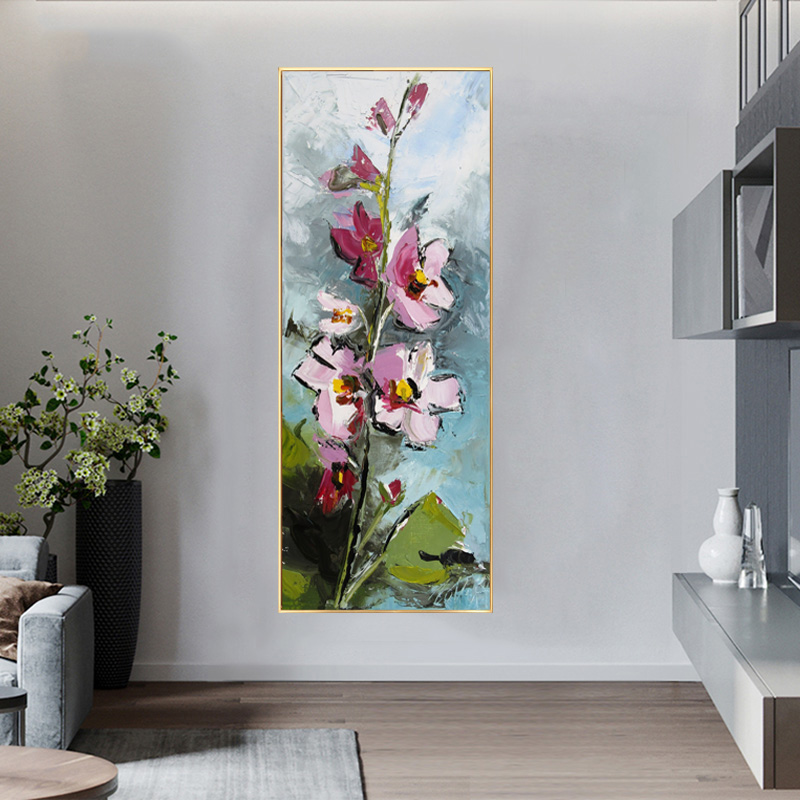 Colorful Flower Pictures Canvas Painting Wall Art For Living Room Bedroom Modern Decoration Home Painting NO FRAME