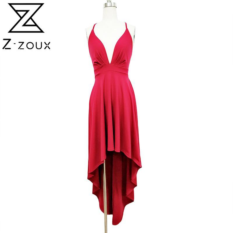 Women Dress Deep V Neck Sleeveless Sexy Spaghetti Strap High Waist Backless Lace Up Asymmetry Maxi es 210513