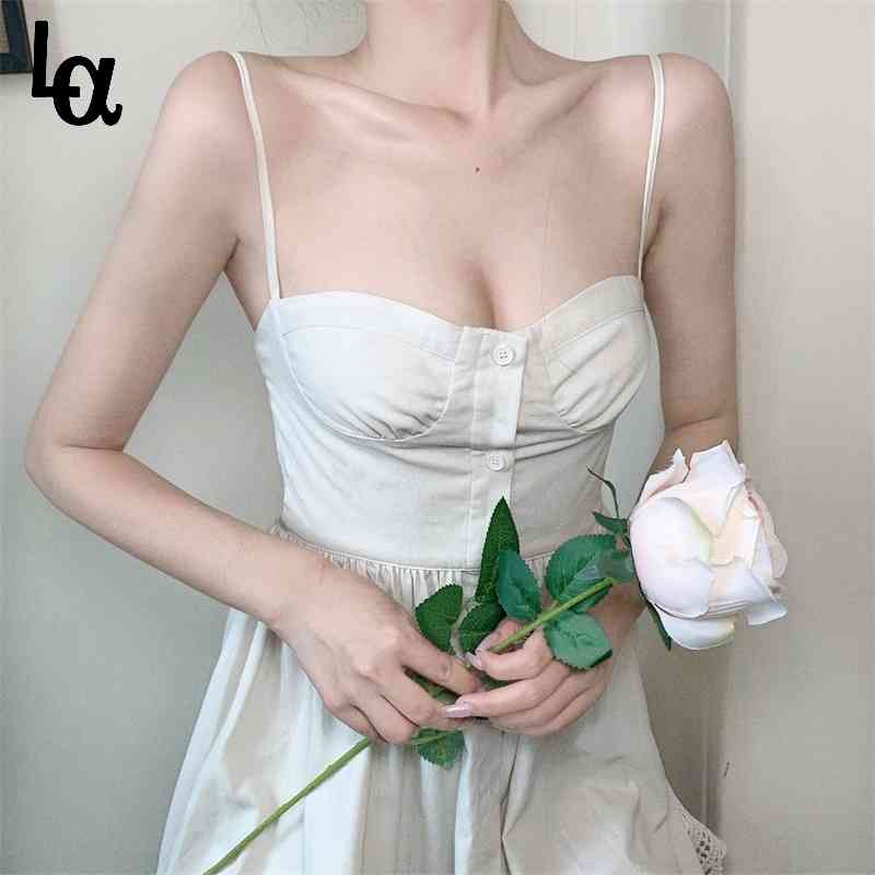 Summer Vintage Strap Dress Women Elegant White Sweet Chic Midi Fairy Female Sexy French Party Night Kawaii 210519
Summer Vintage Strap Dress Women Elegant White Sweet Chic Midi Fairy Female Sexy French Party Night Kawaii 210519