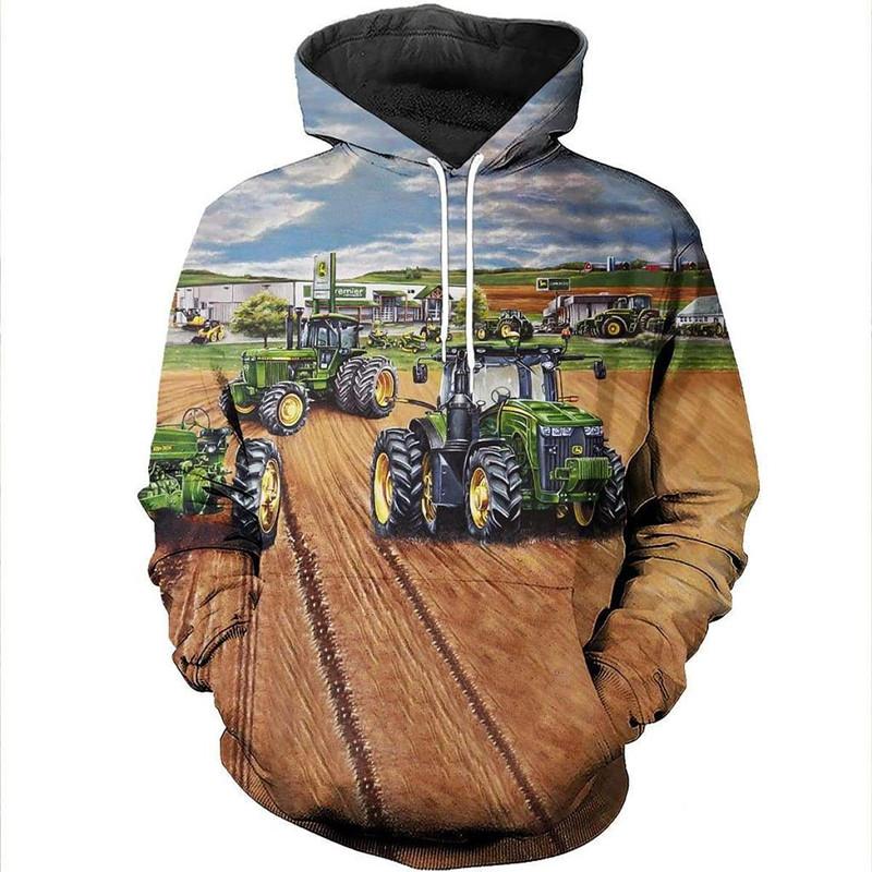 Men' Hoodies & Sweatshirts 3D Printing Tractor Shirt Fashion Hoodie Zipper Sweatshirt
Men' Hoodies & Sweatshirts 3D Printing Tractor Shirt Fashion Hoodie Zipper Sweatshirt