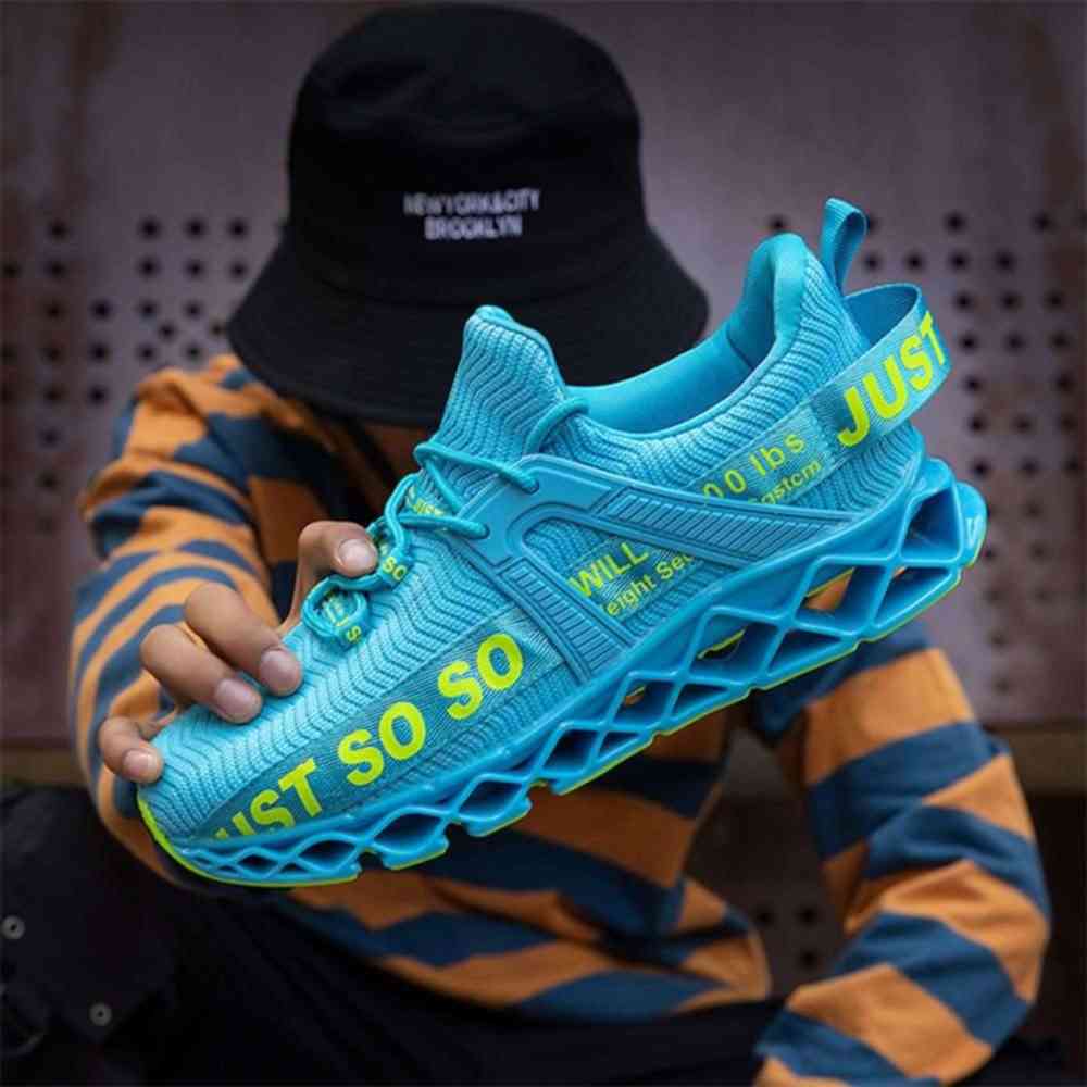 Men Blades Running Shoes Summer Breathable Mesh Surface Blade Sharp Trainer Versatile Trendy Sneaker 2021 Spring Mens Sport Trai tingfengt, Black
Men Blades Running Shoes Summer Breathable Mesh Surface Blade Sharp Trainer Versatile Trendy Sneaker 2021 Spring Mens Sport Trai tingfengt, Black