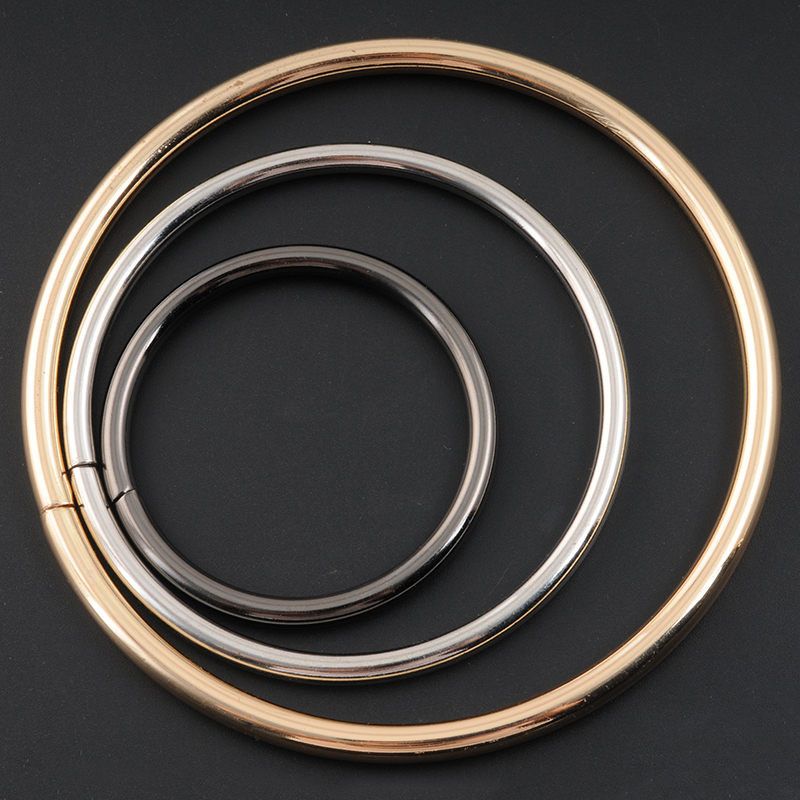 2pcs/lot 5mm thickness DIY bag handle ring gold tone metal rings 5-10cm diy sewing buckle
2pcs/lot 5mm thickness DIY bag handle ring gold tone metal rings 5-10cm diy sewing buckle