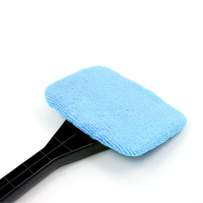 Brush Car Window Cleaning Tool Microfiber Windshield Cleaner Auto Vehicle Home Washing Towel Windows Glass Wiper Dust Remover
