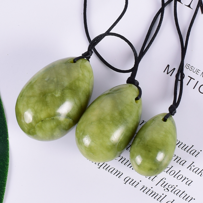 Jade Yoni Egg Massage Ball Set Natural Helu Jade Crystal Mineral Massager Kegel Exercise Pelvic Floor Muscle Vaginal For Women
Jade Yoni Egg Massage Ball Set Natural Helu Jade Crystal Mineral Massager Kegel Exercise Pelvic Floor Muscle Vaginal For Women