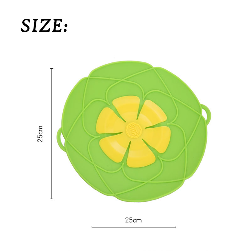 Internaul Silicone Lid Spill Stopper Cover for Pot Pan Kitchen Accessories Cooking Tools Flower Cookware Home Kitchen