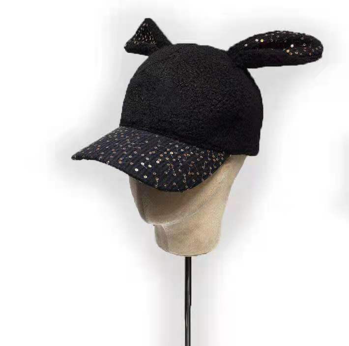 Designer Fashion 21SS Beanie Rabbit ears With diamond jewelry Baseball Cap Autumn Winter Caps Knit fur Skullies warm hat For Girl Womens hats
Designer Fashion 21SS Beanie Rabbit ears With diamond jewelry Baseball Cap Autumn Winter Caps Knit fur Skullies warm hat For Girl Womens hats