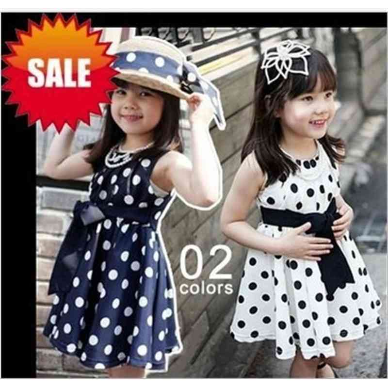 wholesale price dot bow sleeveless summer baby girl princess dresses 3~8age navy/white children clothing 210615, Blue
wholesale price dot bow sleeveless summer baby girl princess dresses 3~8age navy/white children clothing 210615, Blue