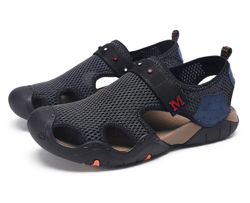 Summer designer Sandals Leather Breathable Men Sneakers Big Size Mens Cow Suede Casual Shoes Durable Thick Rubber Male Flats, Black
Summer designer Sandals Leather Breathable Men Sneakers Big Size Mens Cow Suede Casual Shoes Durable Thick Rubber Male Flats, Black