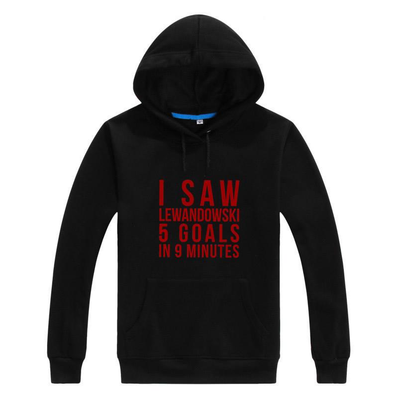 Men's Hoodies & Sweatshirts 2021 I SAW #9 Robert Lewandowski 5 Five Goals In 9 Minutes Men Pullovers Winter, Black
Men's Hoodies & Sweatshirts 2021 I SAW #9 Robert Lewandowski 5 Five Goals In 9 Minutes Men Pullovers Winter, Black