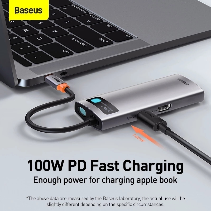 Baseus USB C HUB Type C to HDMI-compatible USB 3.0 Adapter 8 in 1 HUB Dock for MacBook Pro Air C Splitter
Baseus USB C HUB Type C to HDMI-compatible USB 3.0 Adapter 8 in 1 HUB Dock for MacBook Pro Air C Splitter