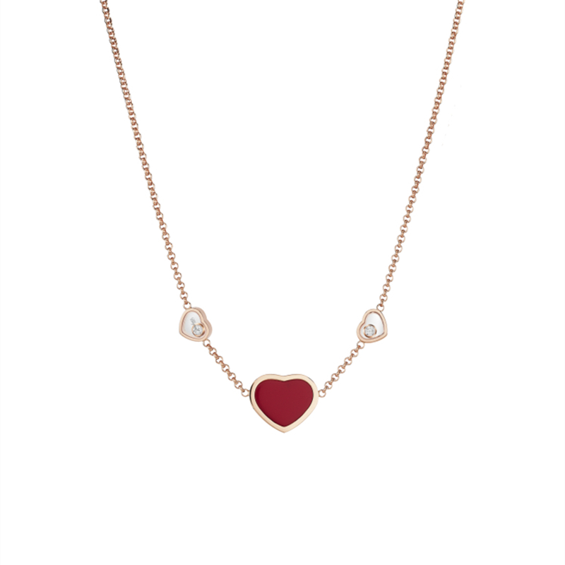 Luxury Pendant Necklaces Purchase Chop@rd Chopin heart-shaped necklace with 18K rose gold and diamonds, empty love, clavicle chain, Silver
Luxury Pendant Necklaces Purchase Chop@rd Chopin heart-shaped necklace with 18K rose gold and diamonds, empty love, clavicle chain, Silver
