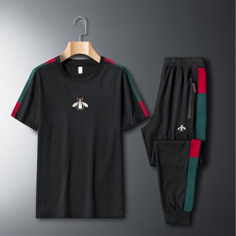 Fashion Designer Tracksuit Men Luxury T shirt SweatSuit Mens Jogger Sportswear Embroidery Short Sleeve Tees and Pants Set Casual Streetwear Hip Hop Sets, Customize
Fashion Designer Tracksuit Men Luxury T shirt SweatSuit Mens Jogger Sportswear Embroidery Short Sleeve Tees and Pants Set Casual Streetwear Hip Hop Sets, Customize