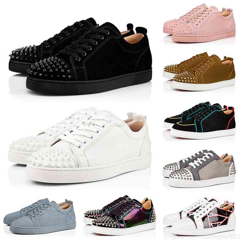 Fashion Top quality Red Bottom Men's Casual Bottoms Dress Shoes Black Brown Suede Patent Leather Rivets Glitter Luxurys Designers Loafers
Fashion Top quality Red Bottom Men's Casual Bottoms Dress Shoes Black Brown Suede Patent Leather Rivets Glitter Luxurys Designers Loafers