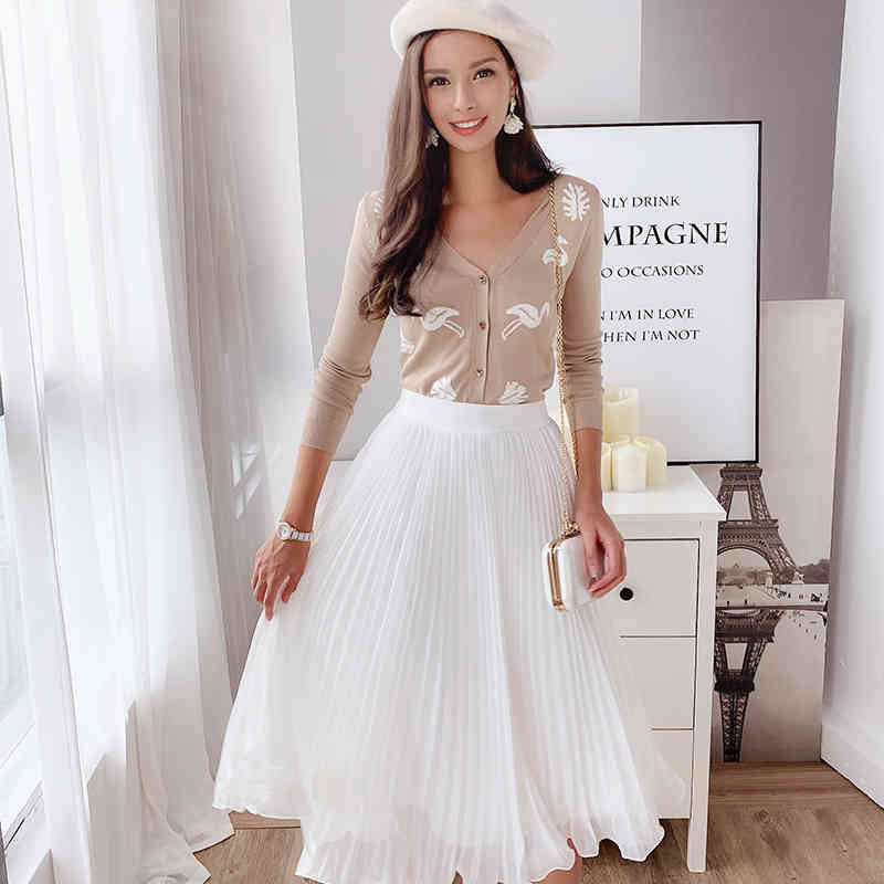 Dabuwawa Elastic Waist Striped Overlay Solid Skirt Women Casual Elegant A-Line Pleated Skirts Bottom Office Lady D18CSK021 210520, Gray
Dabuwawa Elastic Waist Striped Overlay Solid Skirt Women Casual Elegant A-Line Pleated Skirts Bottom Office Lady D18CSK021 210520, Gray