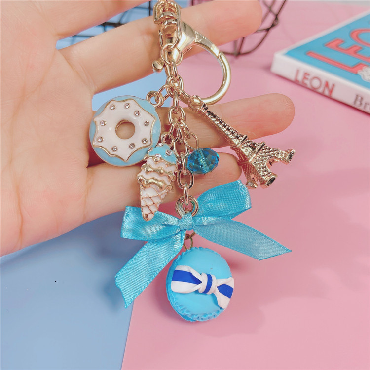 korean lovely makaron car keychain creative cake biscuit bag pendant couple ring gift, Silver
korean lovely makaron car keychain creative cake biscuit bag pendant couple ring gift, Silver