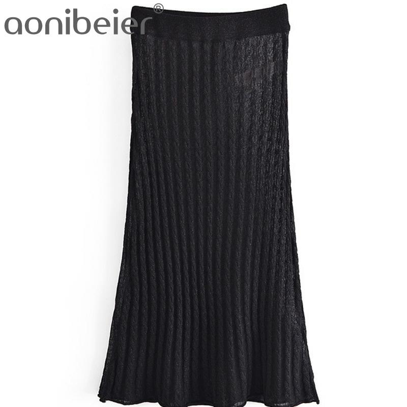 Cable Sheer Knit Women Long Maxi Skirt Summer Elastic High Waist Ankle Length Glitter Casual Holiday Wear Female 210604, Tops
Cable Sheer Knit Women Long Maxi Skirt Summer Elastic High Waist Ankle Length Glitter Casual Holiday Wear Female 210604, Tops