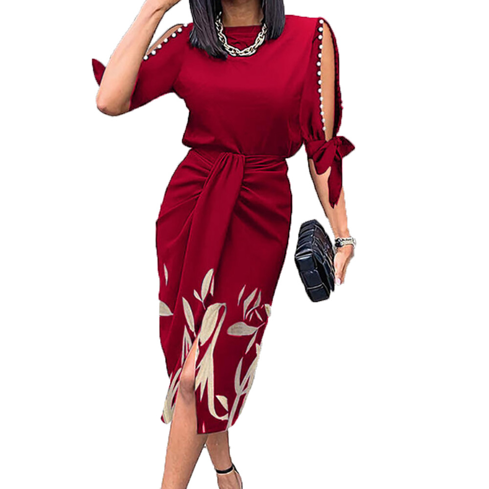 Women Hollow Out Bodycon Dress Short Sleeve O Neck Knee-Length Casual Lacing Up Femme Dresses, Blue
Women Hollow Out Bodycon Dress Short Sleeve O Neck Knee-Length Casual Lacing Up Femme Dresses, Blue