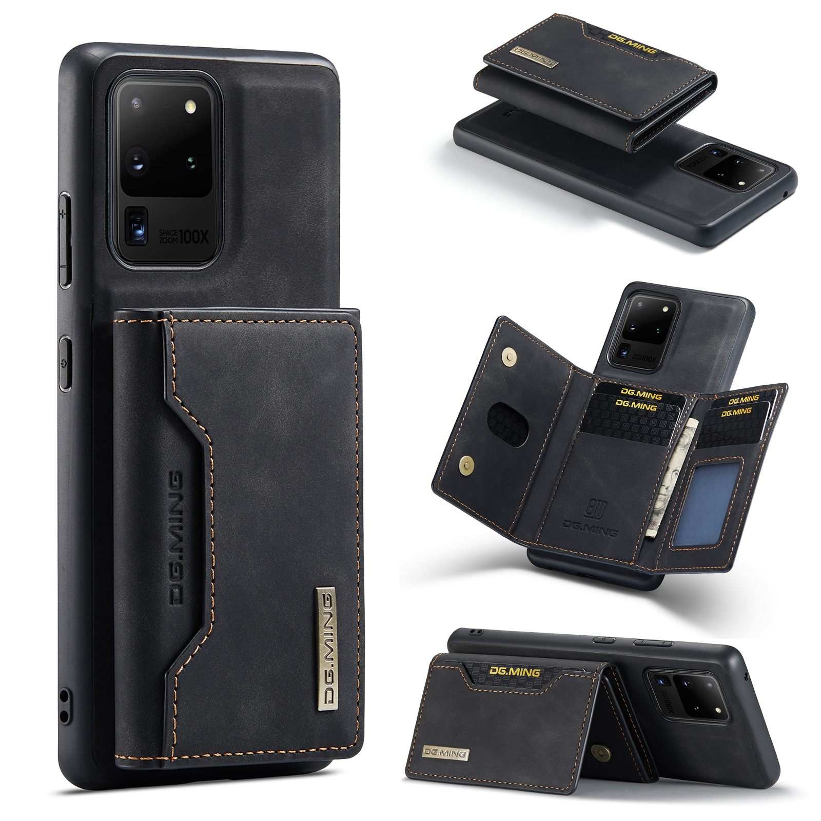 Applicable to Samsung Galaxy s20fe multifunctional magnetic card bag protective leather case S20 ultra two in one mobile phone case plus, Khaki
Applicable to Samsung Galaxy s20fe multifunctional magnetic card bag protective leather case S20 ultra two in one mobile phone case plus, Khaki