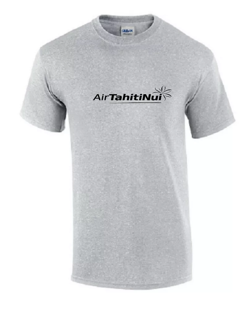 Air Tahiti Nui Black Logo Polynesian Airline Aviation Sport Gray T-Shirt S-5XL, White;black
Air Tahiti Nui Black Logo Polynesian Airline Aviation Sport Gray T-Shirt S-5XL, White;black