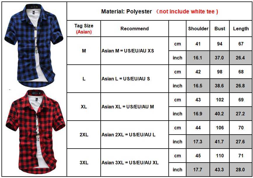 Mens Check Shirt Flannel Brushed Cotton Short Sleeves Casual Slim Fit Top Plus Size 210701