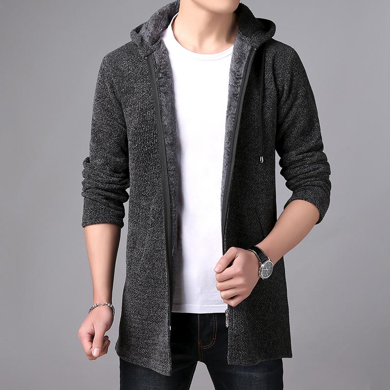Men's Sweaters Coat Autumn Winter Warm Zipper Medium Long Cardigan Man Casual Knitwear Sweatercoat Male Clothes, White;black
Men's Sweaters Coat Autumn Winter Warm Zipper Medium Long Cardigan Man Casual Knitwear Sweatercoat Male Clothes, White;black