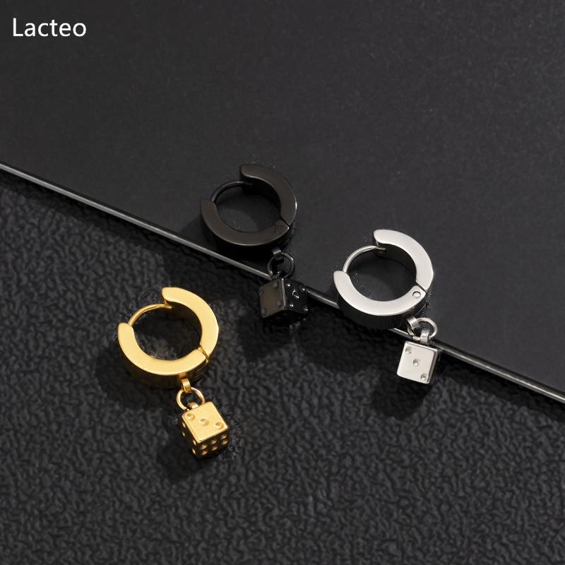 Dangle & Chandelier Lacteo Neo Steampunk Stainless Steel Dice Shape Drop Earrings For Women Simple Minimalist Jewelry Accessories
Dangle & Chandelier Lacteo Neo Steampunk Stainless Steel Dice Shape Drop Earrings For Women Simple Minimalist Jewelry Accessories