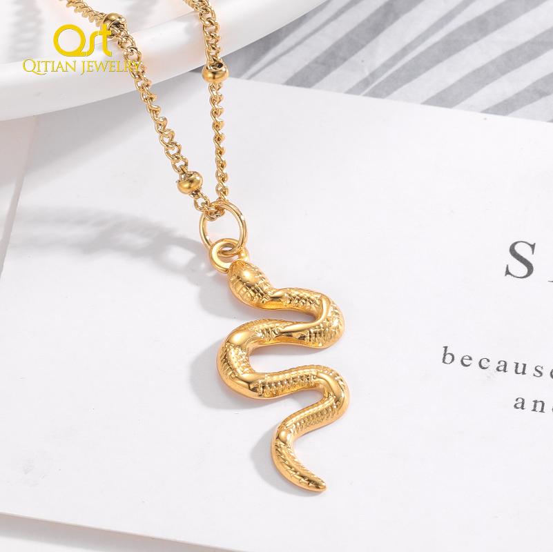 Chains Hip Hop Jewelry Snake Necklace Fashion Stainless Steel Pendants And Necklaces For Women/Men Gift, Silver
Chains Hip Hop Jewelry Snake Necklace Fashion Stainless Steel Pendants And Necklaces For Women/Men Gift, Silver