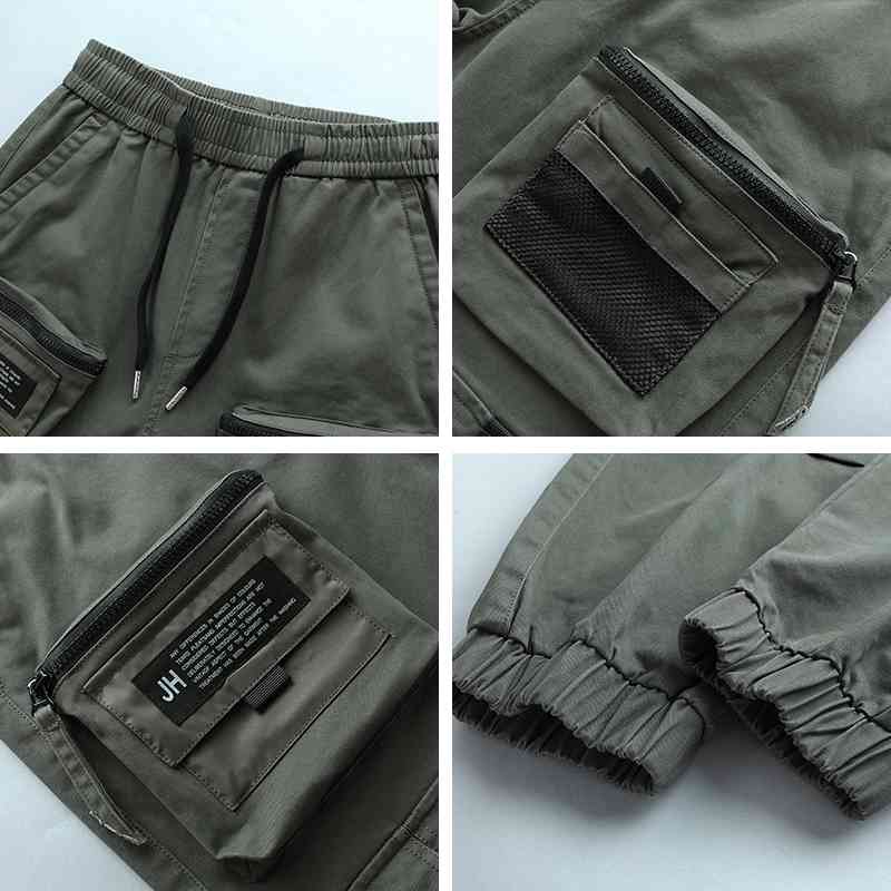 Cargo Pants Men Black Hip Hop Streetwear Fashion Cotton Joggers Sweatpants Casual Harem Trousers Summer Harajuku Clothing 210810