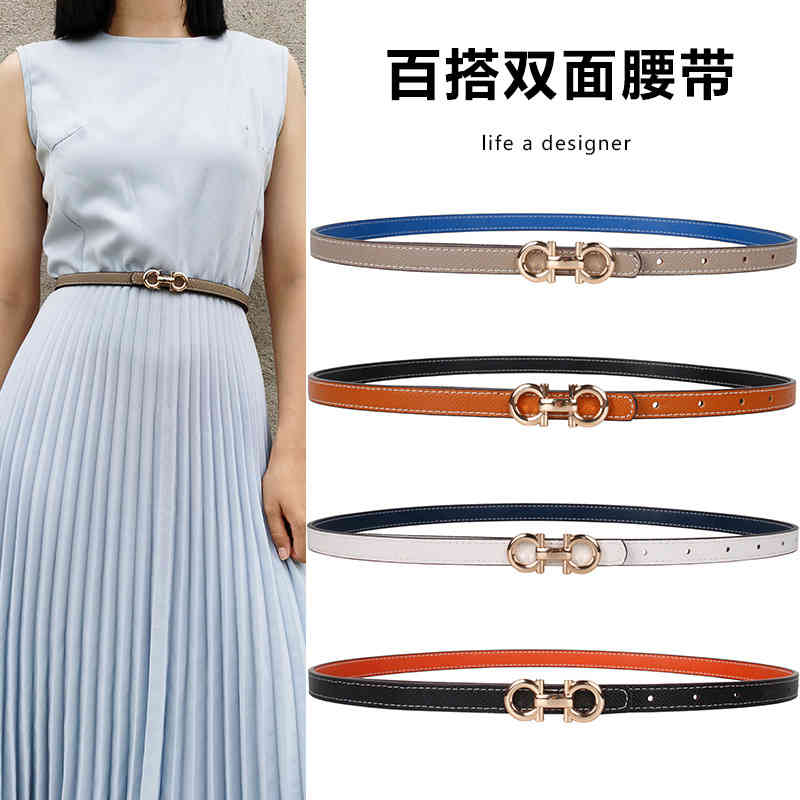 Designer Belt Men Women Luxury Big Gold Buckle Genuine LeatherH family Kelly thin belt women's double-sided versatile summer skirt dress wai, Black
Designer Belt Men Women Luxury Big Gold Buckle Genuine LeatherH family Kelly thin belt women's double-sided versatile summer skirt dress wai, Black