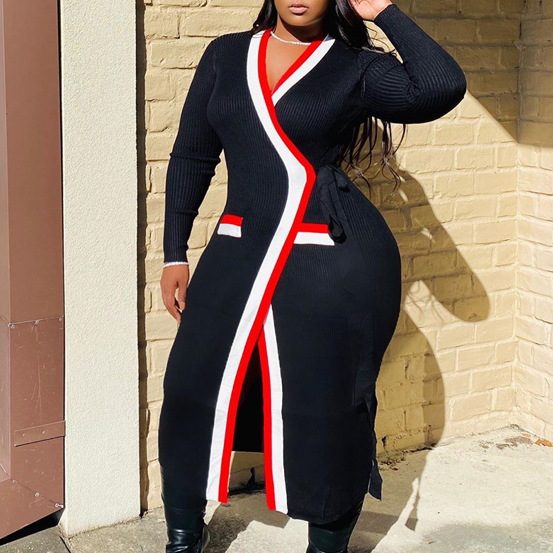Casual Dresses Arrivals African Dashiki Stripe Print Long Sleeve es For Women Winter Knitted Clothes KG9T, Black
Casual Dresses Arrivals African Dashiki Stripe Print Long Sleeve es For Women Winter Knitted Clothes KG9T, Black