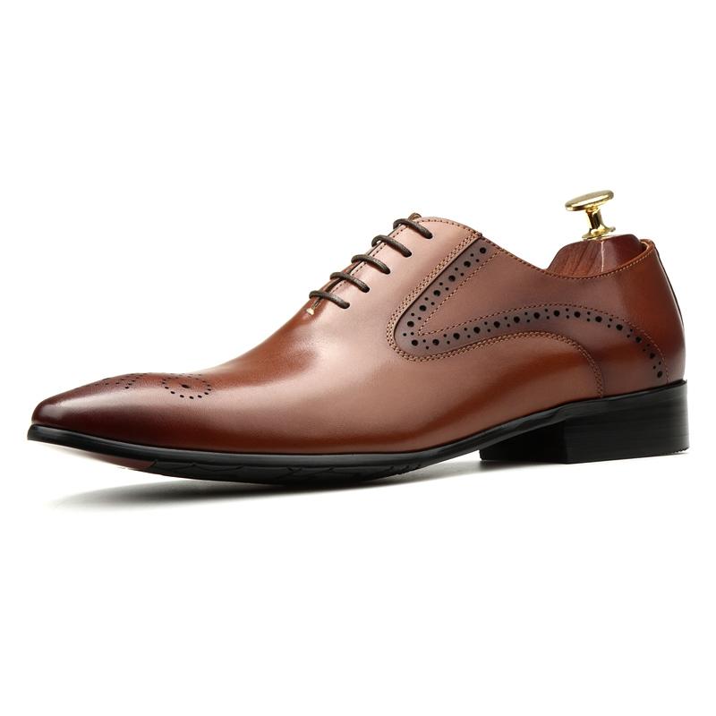 Dress Shoes Large Size EUR46 Black / Brown Coffee/ Wine Red Mens Wedding Genuine Leather Oxfords Formal Social
Dress Shoes Large Size EUR46 Black / Brown Coffee/ Wine Red Mens Wedding Genuine Leather Oxfords Formal Social
