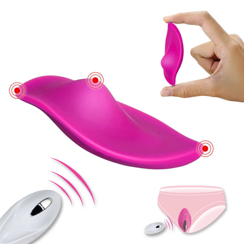 Invisible Wireless Remote Control Vibrator 10 Speeds Wearable Clitoral Stimulator Panties Vibrating egg Sex toys for a couple Y201118