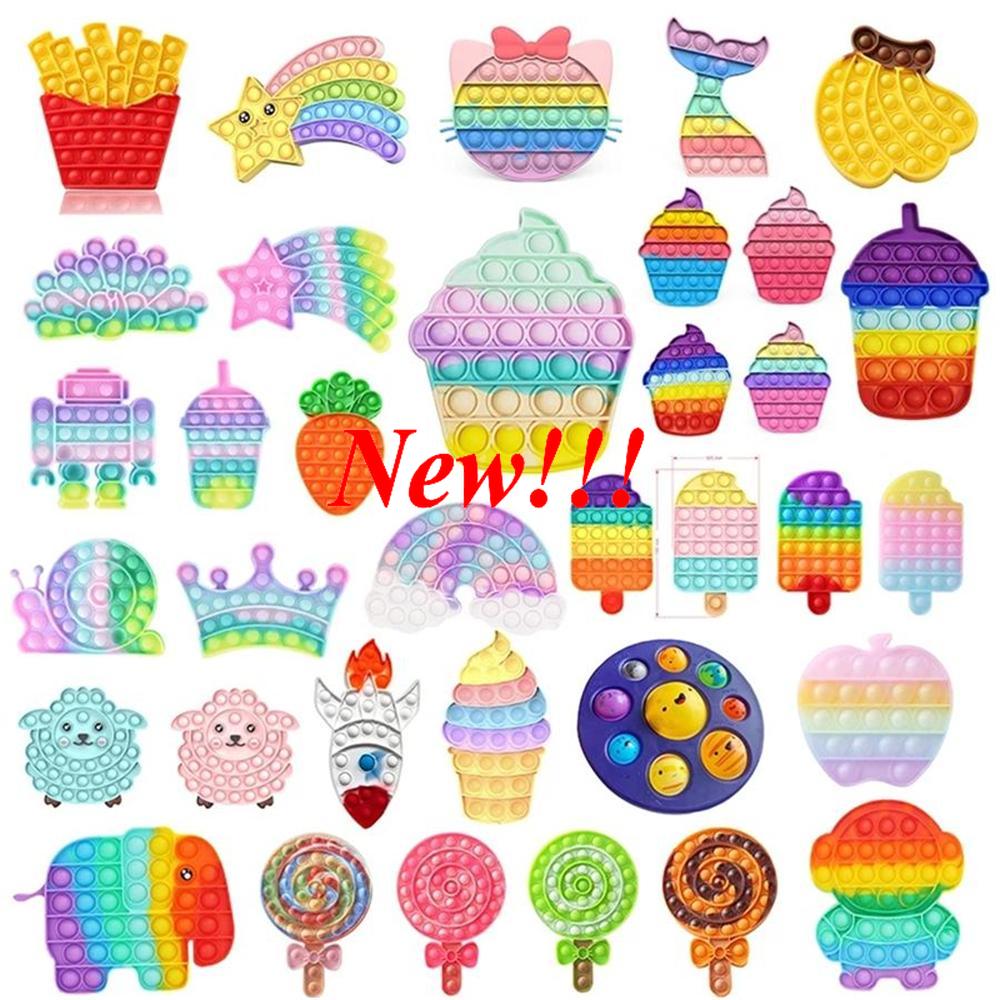 US STOCK Fidget Toys Push It Bubble Antistress Toys Anti-stress Sensory Gifts Reusable Squeeze Gifts Stress Reliever Interactive Board Games DHL CT01
US STOCK Fidget Toys Push It Bubble Antistress Toys Anti-stress Sensory Gifts Reusable Squeeze Gifts Stress Reliever Interactive Board Games DHL CT01