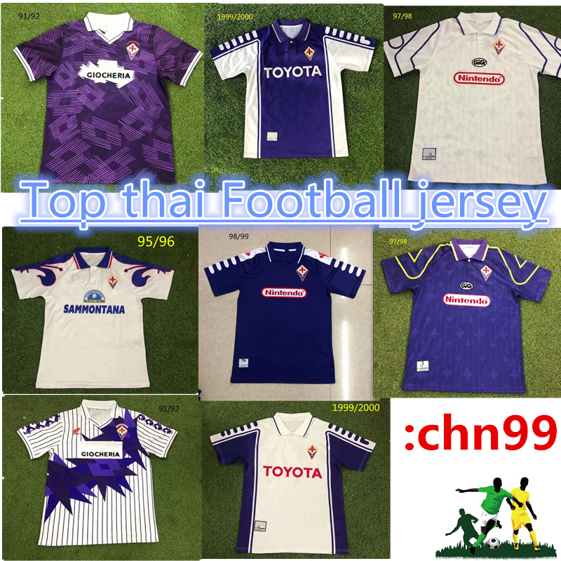 Fiorentina Retro jerseys 89 90 91 92 93 95 96 97 98 1997 1998 1999 2000 Batistuta 99 00 Florence soccer Jersey, Black;yellow
Fiorentina Retro jerseys 89 90 91 92 93 95 96 97 98 1997 1998 1999 2000 Batistuta 99 00 Florence soccer Jersey, Black;yellow