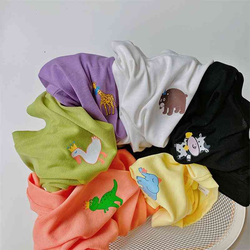 arrival kids children soft cotton animal printed long sleeve Tees Boys girls 6 colors T shirts 210708, Yellow
arrival kids children soft cotton animal printed long sleeve Tees Boys girls 6 colors T shirts 210708, Yellow