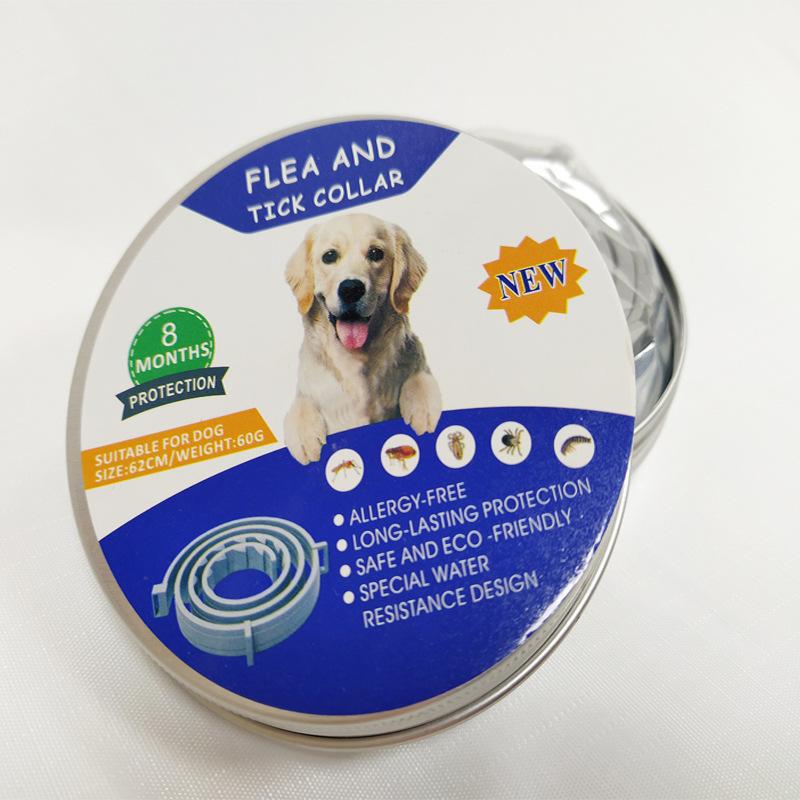 Dog & Cat Collar Tick Prevention Anti Flea Ticks Mosquitoes Silicone Adjustable Pet Accessories Supplies Collars Leashes