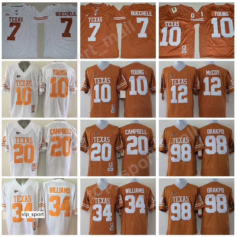 Texas Longhorns College Football 7 Shane Buechele Jersey Vince Young Earl Campbell Ricky Williams Colt McCoy 98 Brian Orakpo, 20 orange
Texas Longhorns College Football 7 Shane Buechele Jersey Vince Young Earl Campbell Ricky Williams Colt McCoy 98 Brian Orakpo, 20 orange