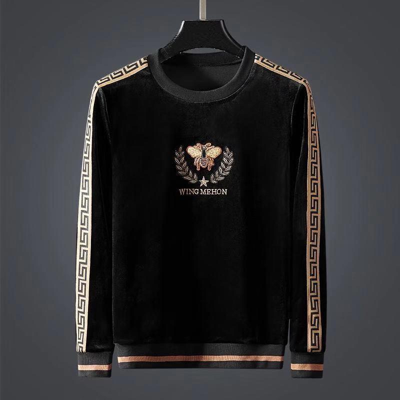 Men's Hoodies & Sweatshirts Sweatshirt Tide Round Neck Pullover Small Bee Embroidered Webbing Stitching Loose Large Size Long-sleeved Shirt, Same as pictures
Men's Hoodies & Sweatshirts Sweatshirt Tide Round Neck Pullover Small Bee Embroidered Webbing Stitching Loose Large Size Long-sleeved Shirt, Same as pictures