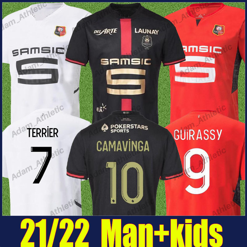 Stade Rennais CAMAVINGA soccer jerseys 120th Anniversary shirt DOKU TERRIER GUIRASSY football jersey men kids Maillot NZONZI TRUFFERT MAOUASSA BOURIGEAUD 2021/22, 21-22 home+ ligue1
Stade Rennais CAMAVINGA soccer jerseys 120th Anniversary shirt DOKU TERRIER GUIRASSY football jersey men kids Maillot NZONZI TRUFFERT MAOUASSA BOURIGEAUD 2021/22, 21-22 home+ ligue1