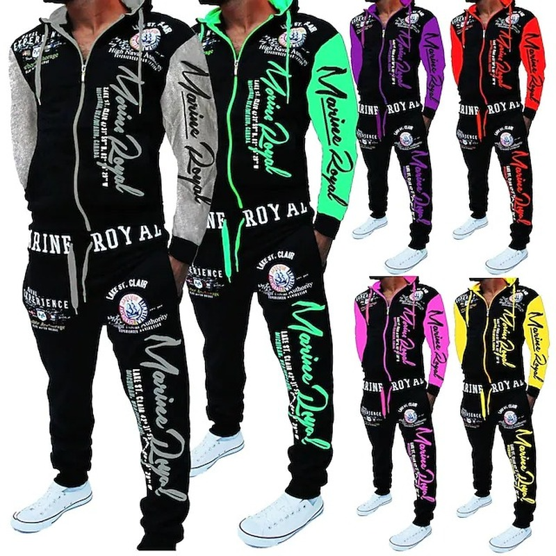 Men's 2 Piece Full Zip Tracksuit Sweatsuit Jogging Suit Street Casual Long Sleeve Thermal Warm Moisture, Gray
Men's 2 Piece Full Zip Tracksuit Sweatsuit Jogging Suit Street Casual Long Sleeve Thermal Warm Moisture, Gray