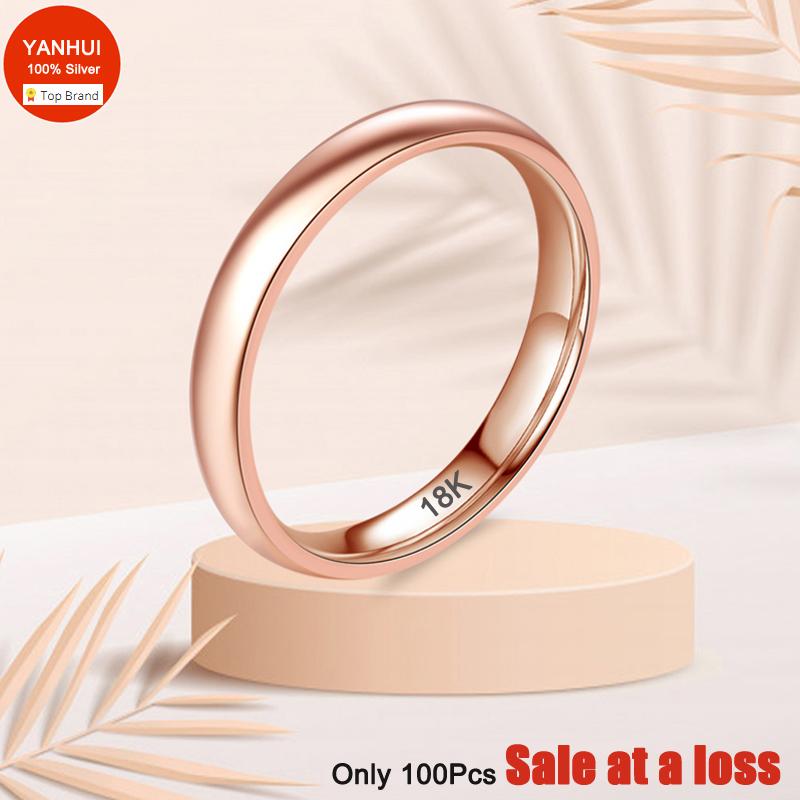 Cluster Rings Sale At A Loss! Never Fade Original Solid Stainless Steel 18K Rose Gold Gloss For Women And Men Simple Couple, Golden;silver
Cluster Rings Sale At A Loss! Never Fade Original Solid Stainless Steel 18K Rose Gold Gloss For Women And Men Simple Couple, Golden;silver
