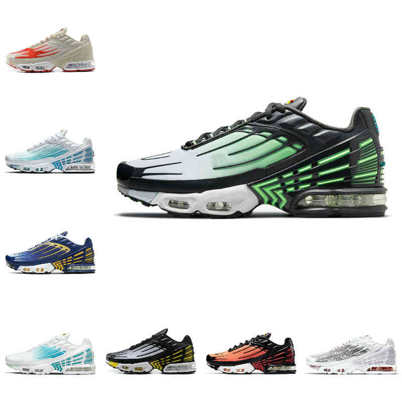 Top Quality Tn Plus 3 Tuned III 3s Men Sports Shoes Tiger Black Smoke Grey Lemon Venom Wolf Grey Deep Royal Hyper Violet Crater Parachute Tr
Top Quality Tn Plus 3 Tuned III 3s Men Sports Shoes Tiger Black Smoke Grey Lemon Venom Wolf Grey Deep Royal Hyper Violet Crater Parachute Tr