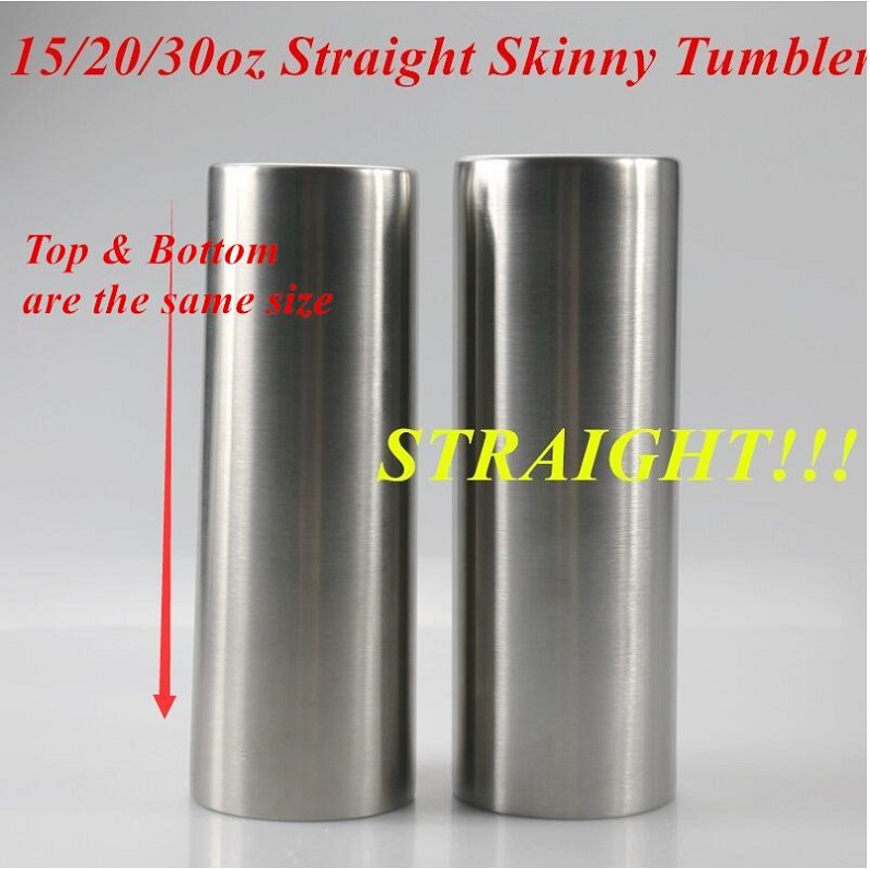STRAIGHT Skinny Tumbler 15oz 20oz 30oz Straight Tumblers Double Wall Stainless Steel Vacuum Insulated Travel coffee mug with Straw and lid
STRAIGHT Skinny Tumbler 15oz 20oz 30oz Straight Tumblers Double Wall Stainless Steel Vacuum Insulated Travel coffee mug with Straw and lid