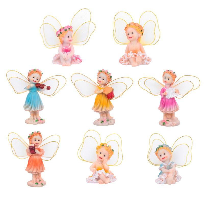 Decorative Objects & Figurines 8pcs Micro Landscape Decors Resin Instrument Fairy Figures Adornments
Decorative Objects & Figurines 8pcs Micro Landscape Decors Resin Instrument Fairy Figures Adornments
