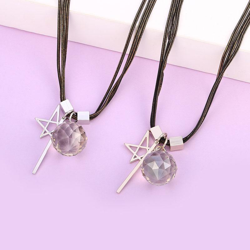 Pendant Necklaces Fashionable Short Necklace For Women With Water Droplets Shaped Glass Pendants
Pendant Necklaces Fashionable Short Necklace For Women With Water Droplets Shaped Glass Pendants