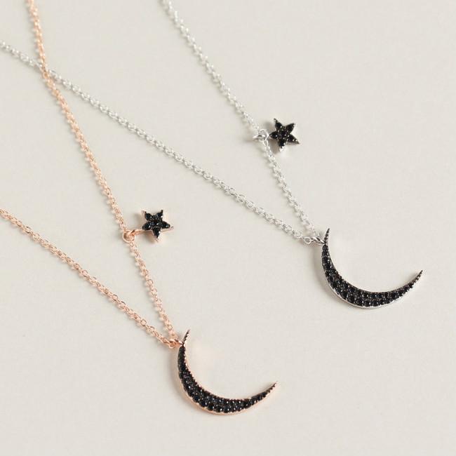 Pendant Necklaces S925 Silver Color Necklace Jewelry Star Moon Simple Clavicle Chain 2021 Ladies Commemorative Gift
Pendant Necklaces S925 Silver Color Necklace Jewelry Star Moon Simple Clavicle Chain 2021 Ladies Commemorative Gift