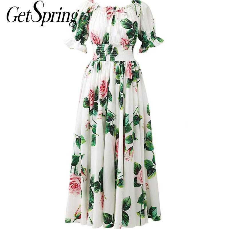 Getspring Women Dress Slash Neck Puff Sleeve Print Vintage Dresses Plus Size High Waist Long Flowers 210601, Printing
Getspring Women Dress Slash Neck Puff Sleeve Print Vintage Dresses Plus Size High Waist Long Flowers 210601, Printing