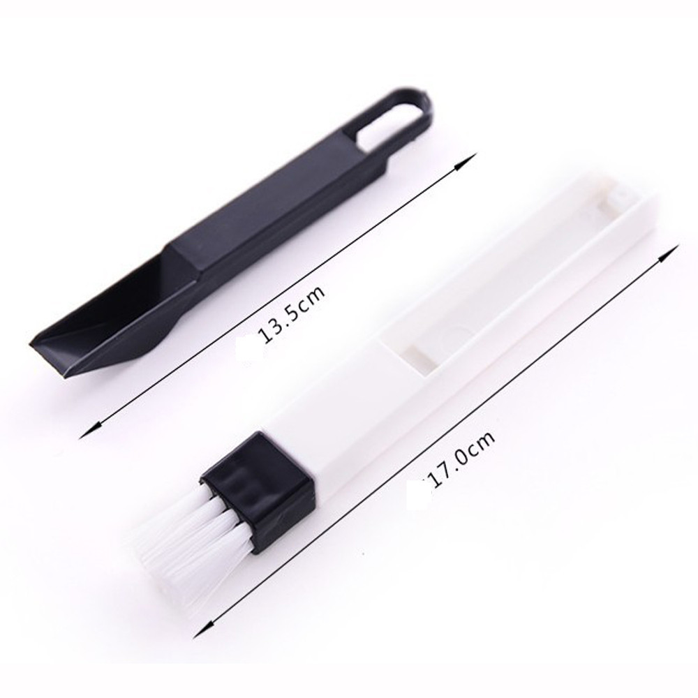 18.5cm multifunctional slot brush window cleaning tool of the computer kitchen brush pp+ nylon wool