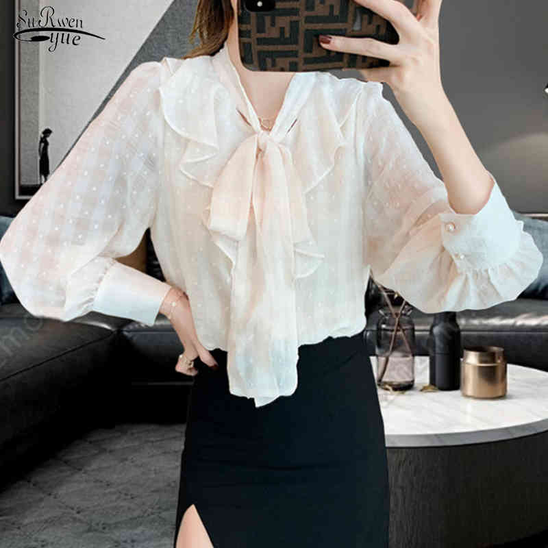 Korea Elegant Puff Sleeve Women Blouse and Tops Office Lady Lace Shirts Solid Color Chiffon Plus Size Female Clothing 13935 210518, Picture color
Korea Elegant Puff Sleeve Women Blouse and Tops Office Lady Lace Shirts Solid Color Chiffon Plus Size Female Clothing 13935 210518, Picture color